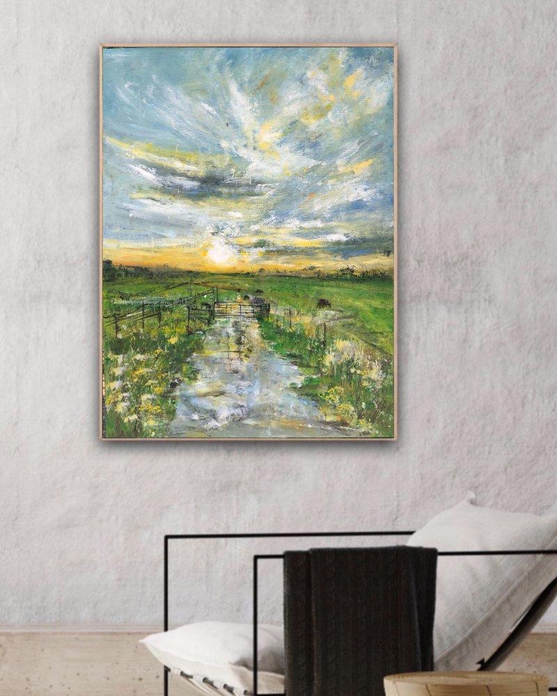 After the rain , Painting Djordjevic Snezana