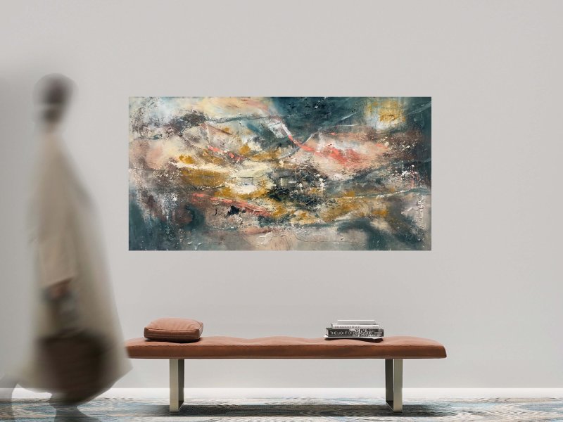 Echoes of the Ancient Sea, Painting Djordjevic Snezana