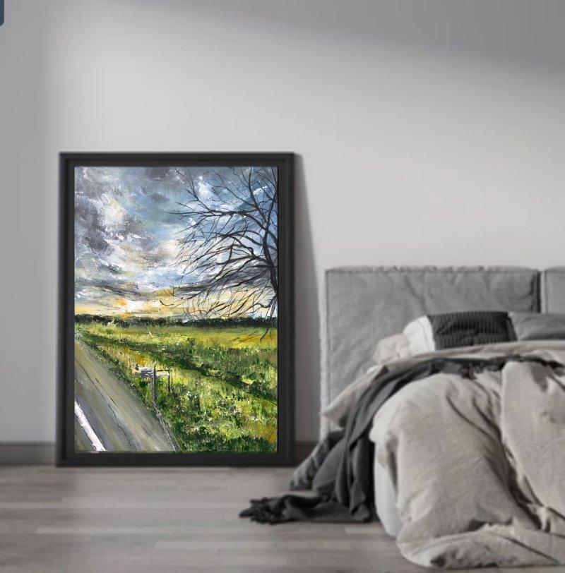 A moment of happiness-North Carolina , Painting Djordjevic Snezana