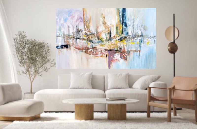 The Colors of Our Sky -5, Painting Djordjevic Snezana