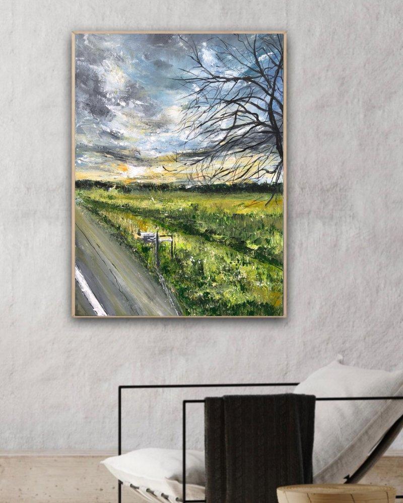 A moment of happiness-North Carolina , Painting Djordjevic Snezana
