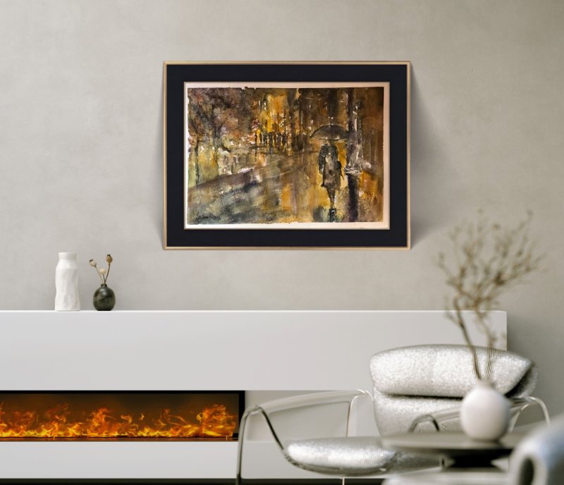 December rain, Slika Djordjevic Snezana