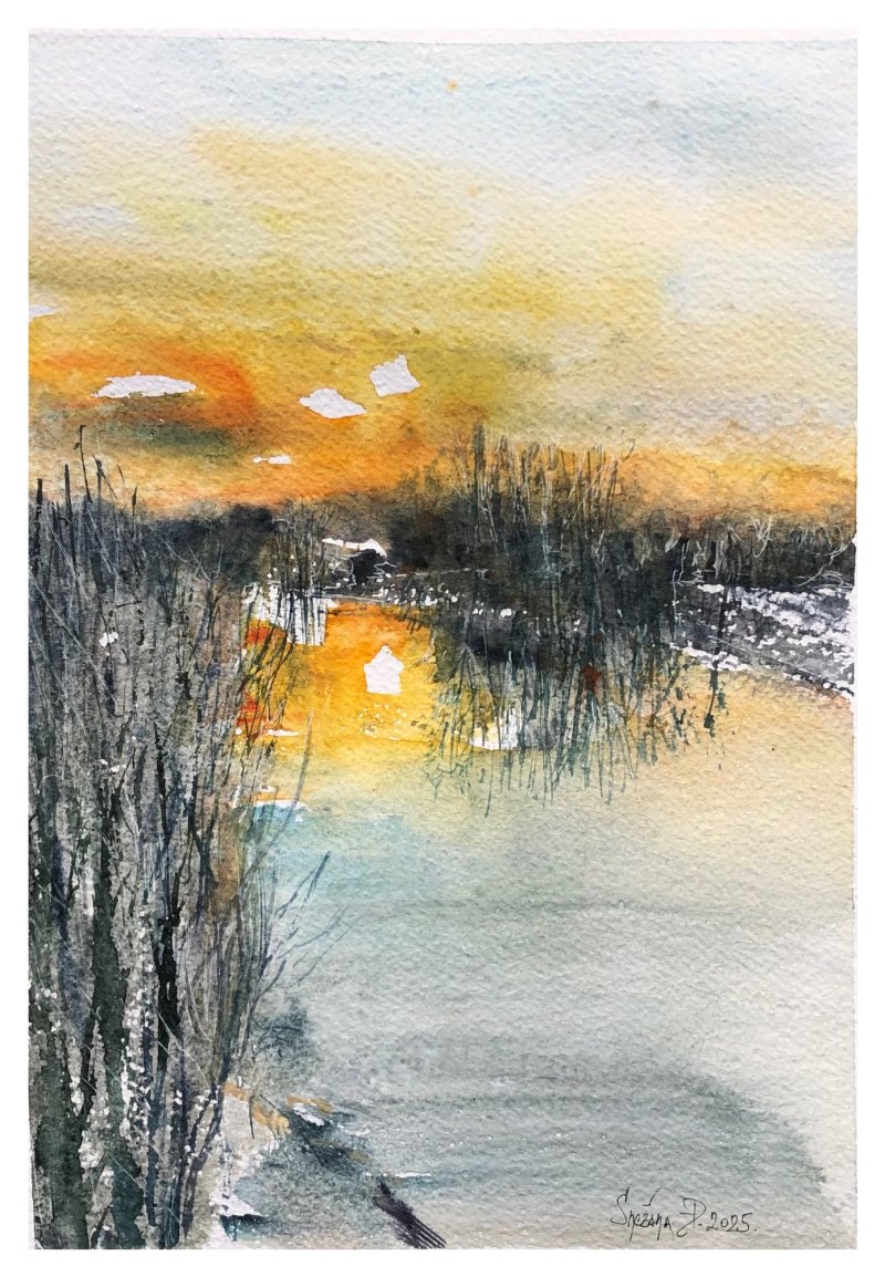 Silence, Painting Djordjevic Snezana