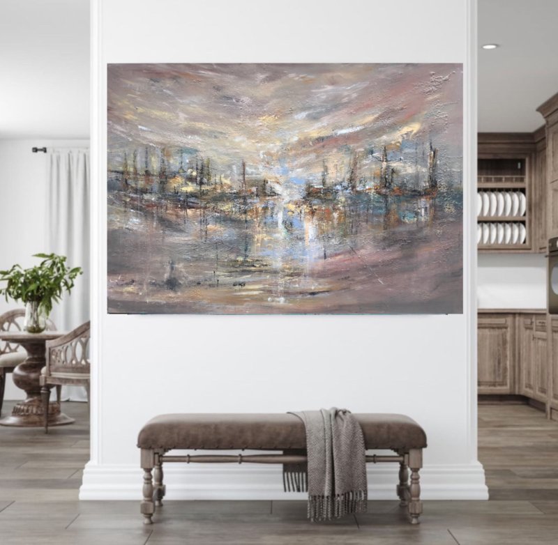 Story about ancient ships-3, Painting Djordjevic Snezana