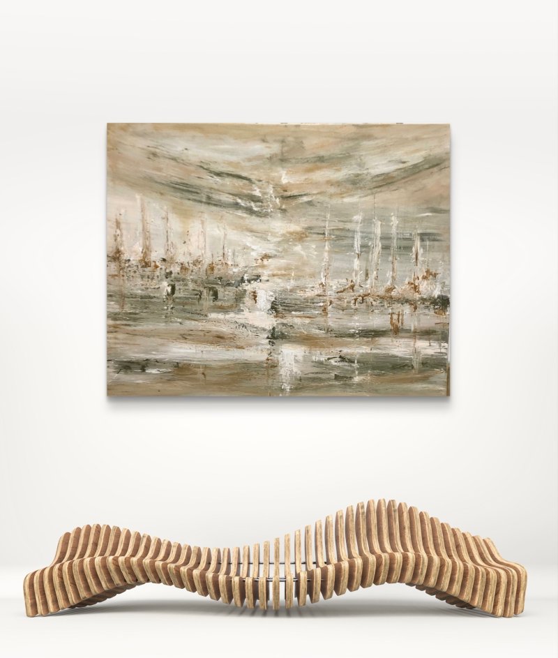 Harbour of Love-15, Painting Djordjevic Snezana