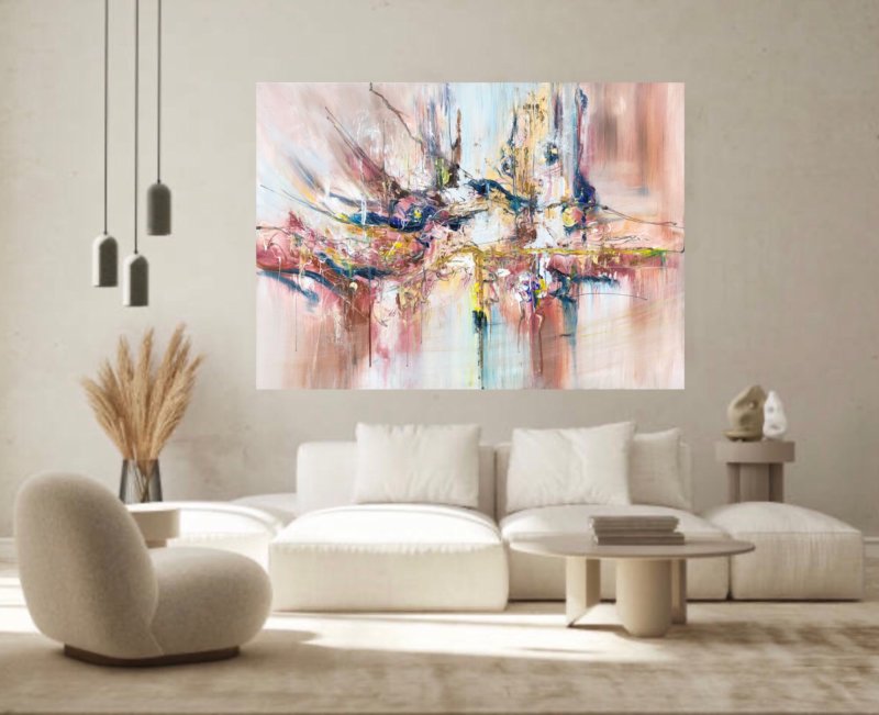 The Colors of Our Sky-4, Painting Djordjevic Snezana