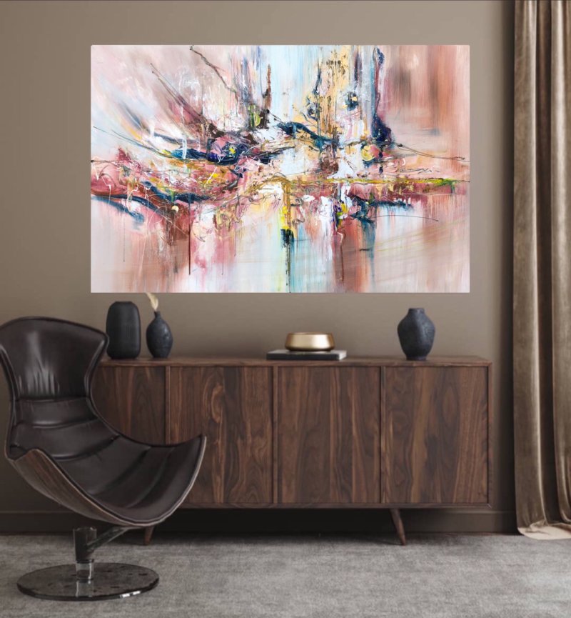 The Colors of Our Sky-4, Painting Djordjevic Snezana