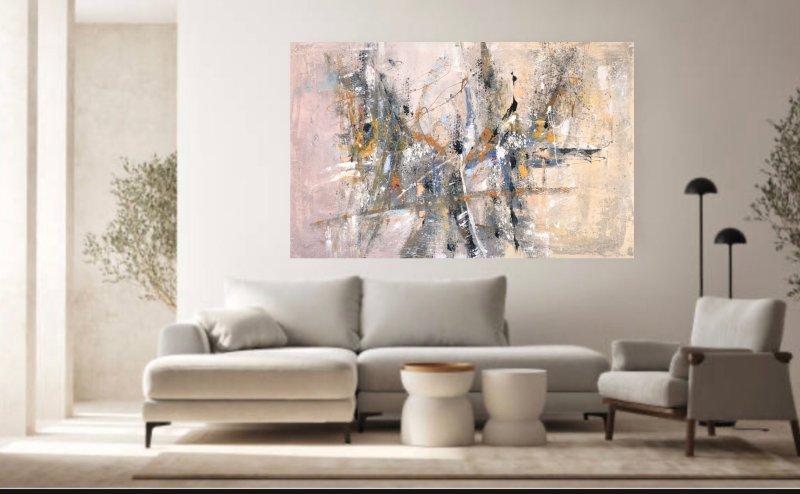 The moment in time-3, Painting Djordjevic Snezana