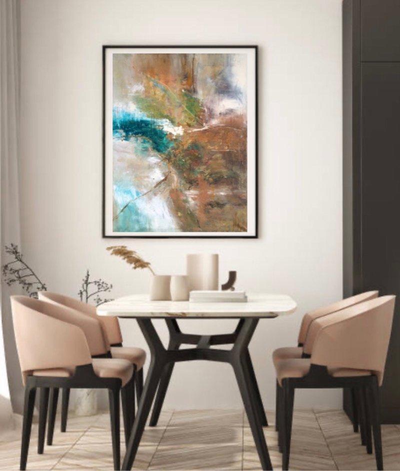 Dialogue and Reflection-2, Painting Djordjevic Snezana