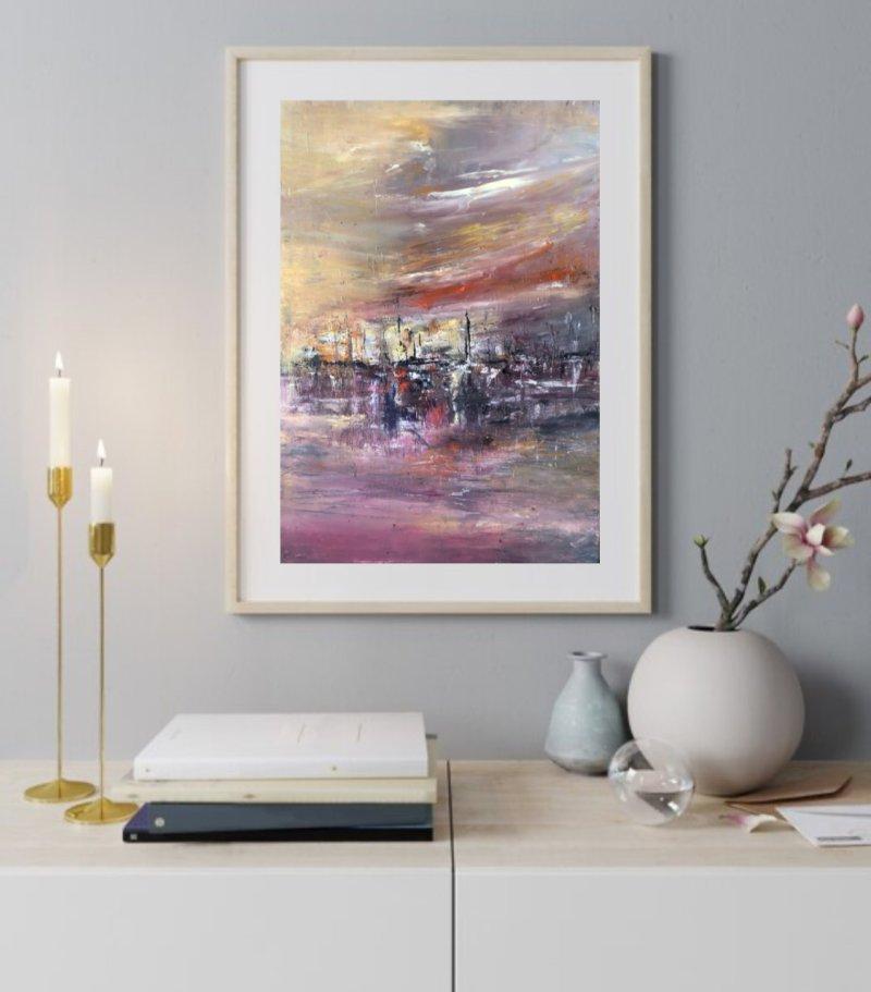 Harbour of love -13, Painting Djordjevic Snezana