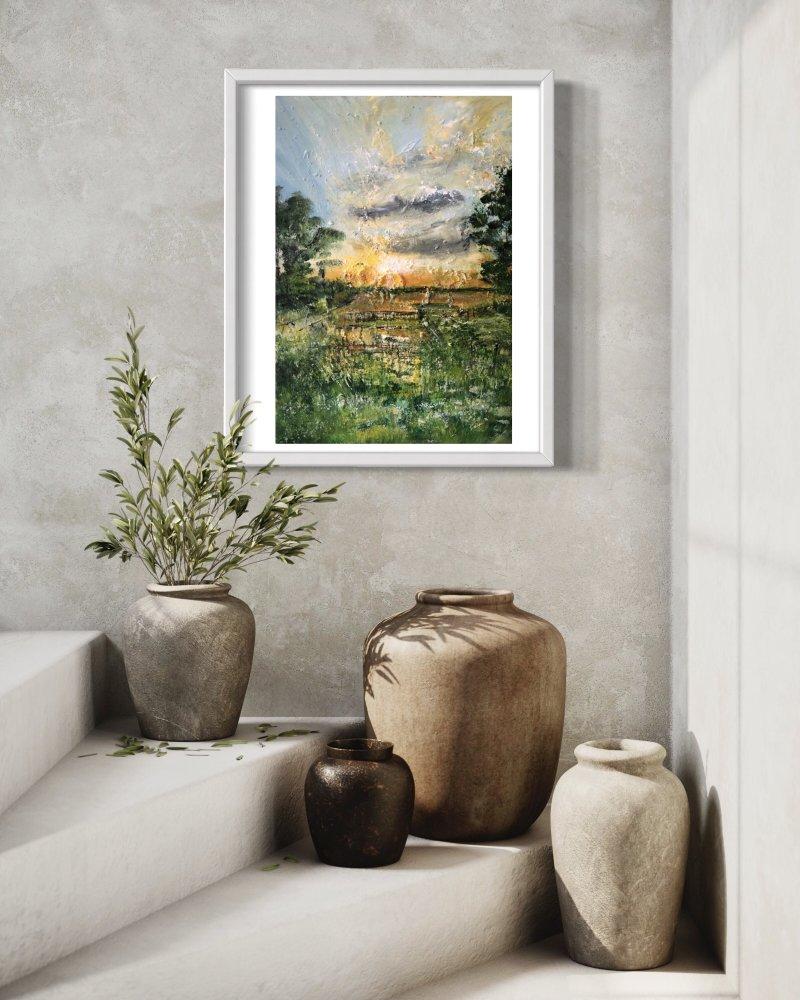 A moment of happiness-2-North Carolina , Painting Djordjevic Snezana