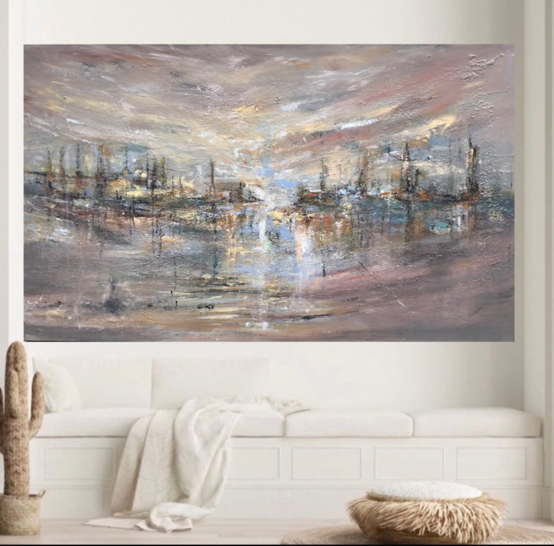 Story about ancient ships-3, Painting Djordjevic Snezana