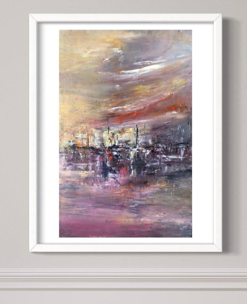 Harbour of love -13, Painting Djordjevic Snezana