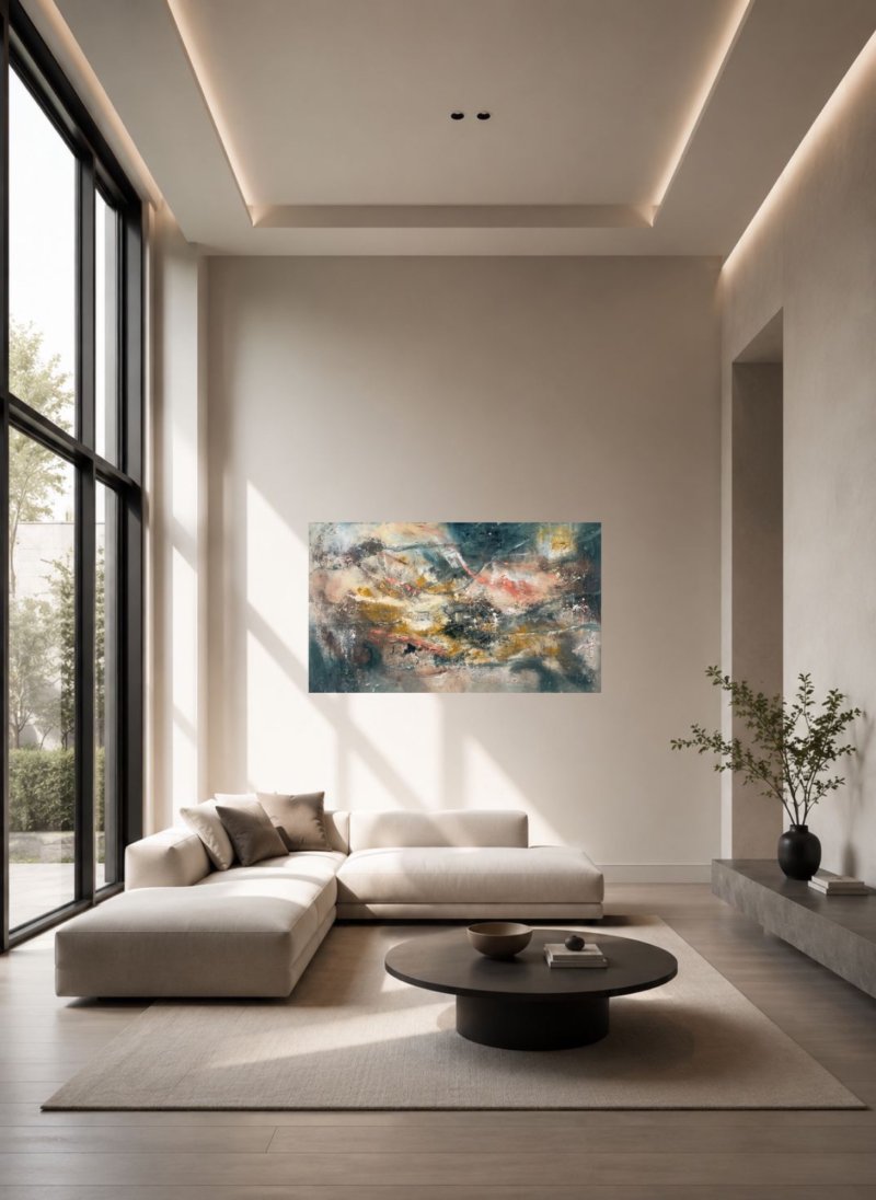 Echoes of the Ancient Sea, Painting Djordjevic Snezana