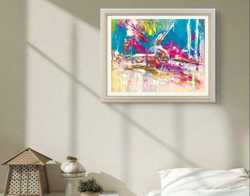 Line of awakening, Painting Djordjevic Snezana