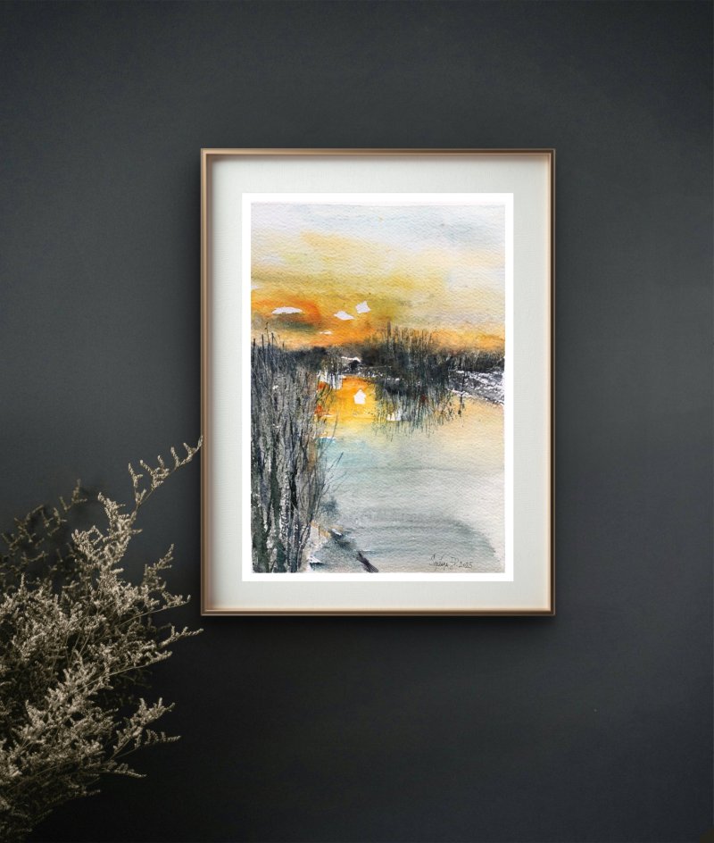 Silence, Painting Djordjevic Snezana
