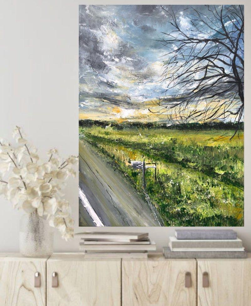 A moment of happiness-North Carolina , Painting Djordjevic Snezana