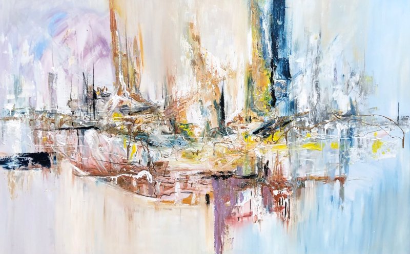The Colors of Our Sky -5, Painting Djordjevic Snezana