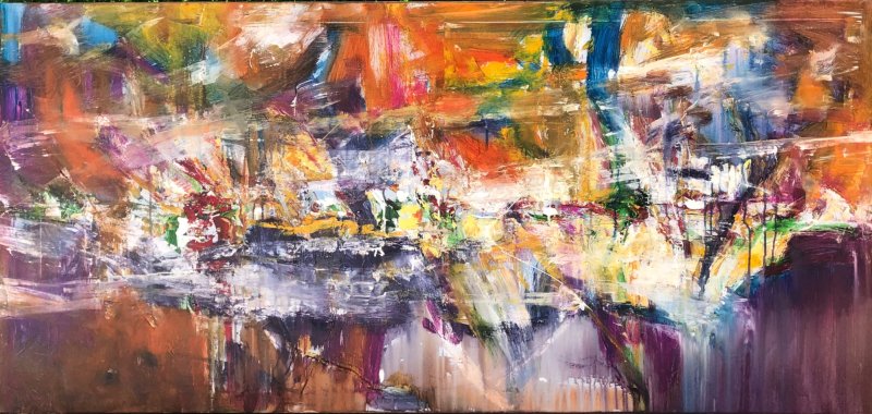 ECHO OF A LIBERATED EMBRACE 2, Painting Djordjevic Snezana