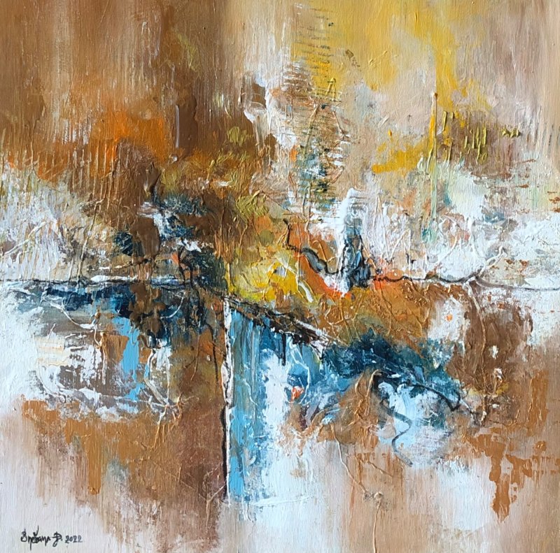 Entangled Minds-2, Painting Djordjevic Snezana