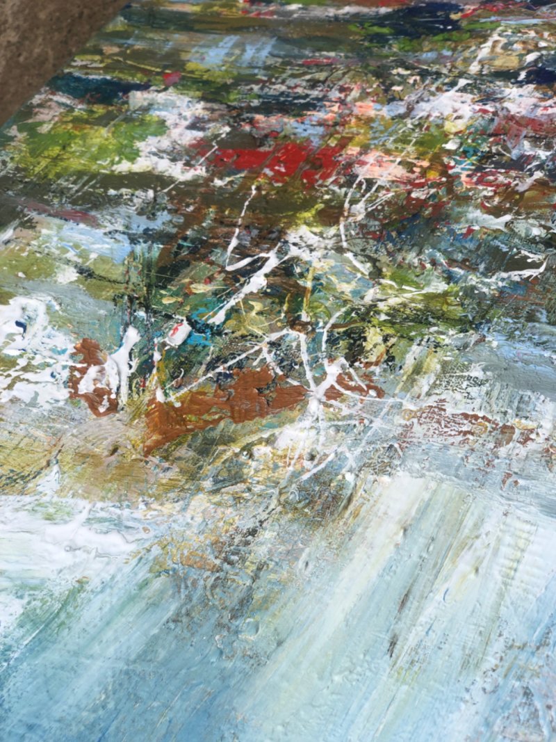 Border between real and imagined, Painting Djordjevic Snezana