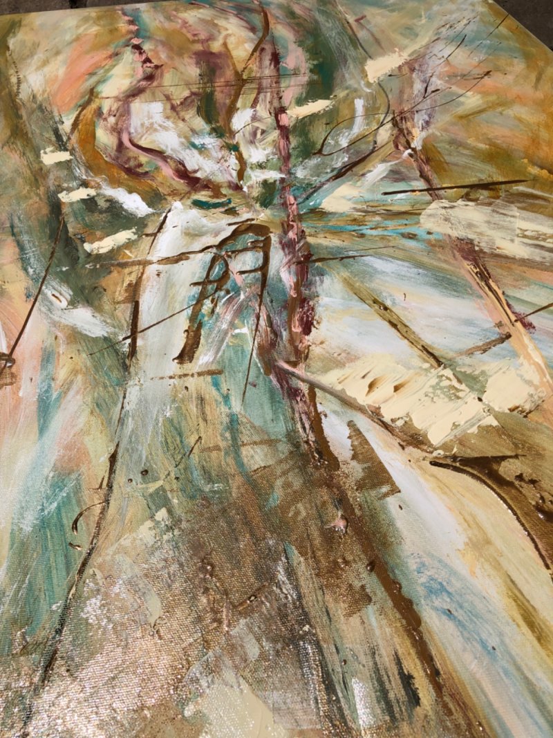 Gold Horizons, Painting Djordjevic Snezana