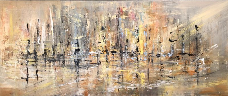 Harbour of Hope -3, Painting Djordjevic Snezana