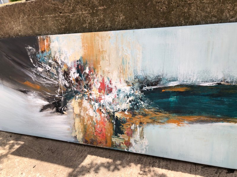 Two Artists 13-2, Painting Djordjevic Snezana