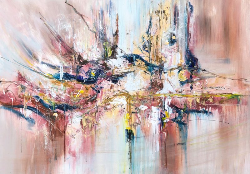 The Colors of Our Sky-4, Painting Djordjevic Snezana