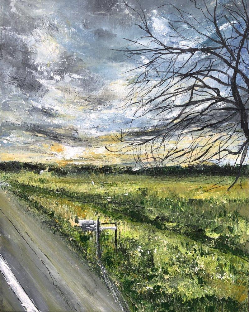 A moment of happiness-North Carolina , Painting Djordjevic Snezana