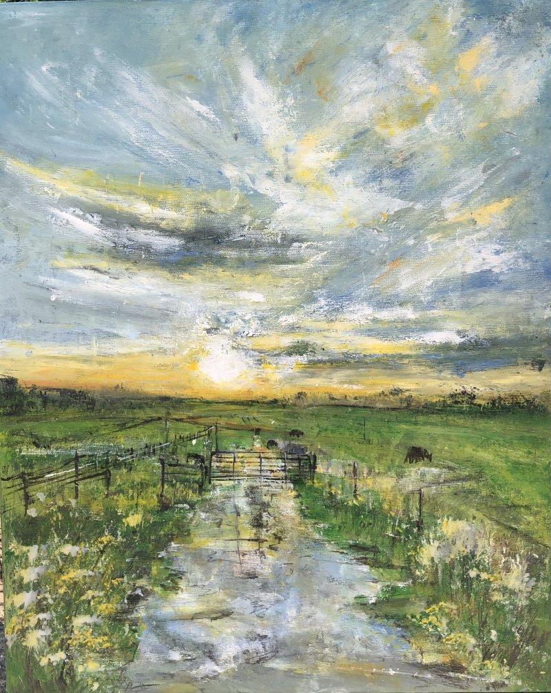 After the rain , Painting Djordjevic Snezana