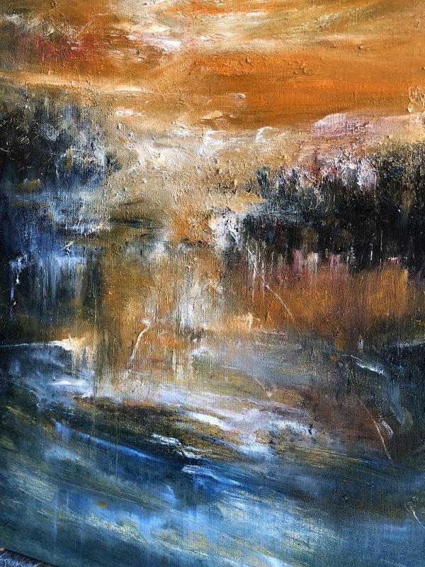 Shadows in the night, Painting Djordjevic Snezana