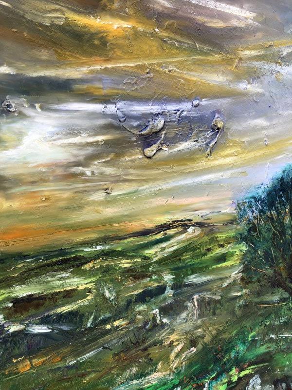 Olive field, Slika Djordjevic Snezana