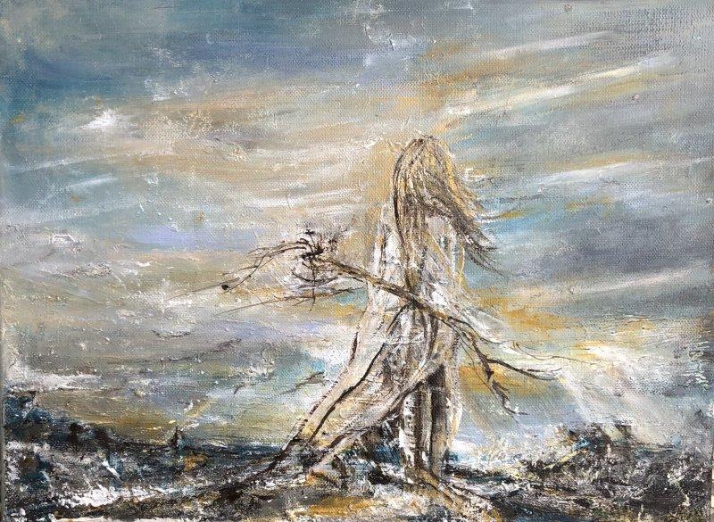 Return  to the ancient town, Slika Djordjevic Snezana