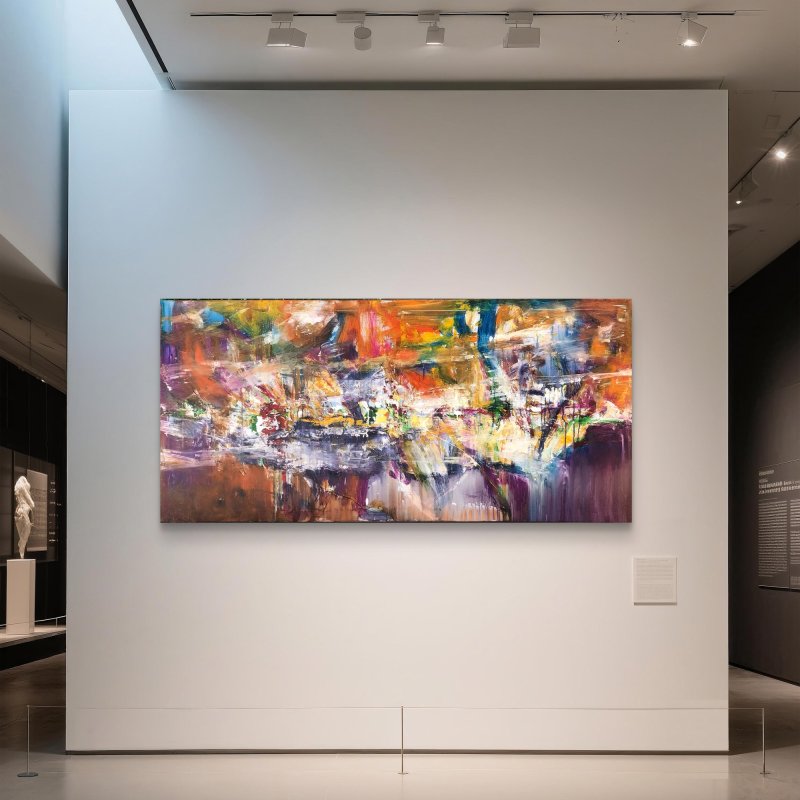 ECHO OF A LIBERATED EMBRACE 2, Painting Djordjevic Snezana