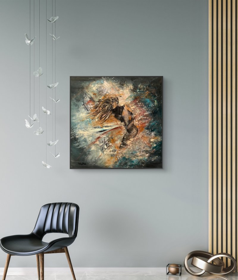 A touch of the night, Painting Djordjevic Snezana