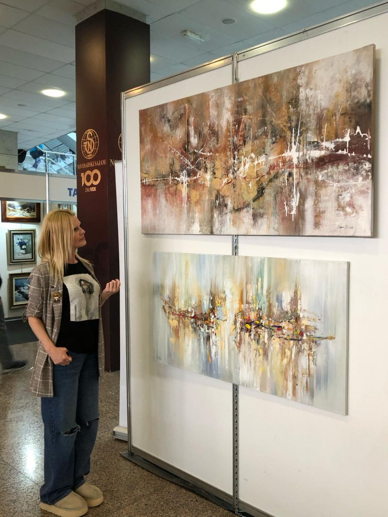 Two Artist -17, Painting Djordjevic Snezana