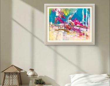 Line of awakening, Painting Djordjevic Snezana