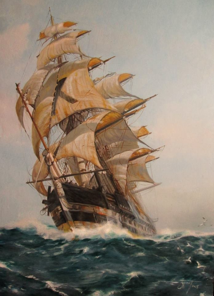 Brod, Painting Petković Uroš