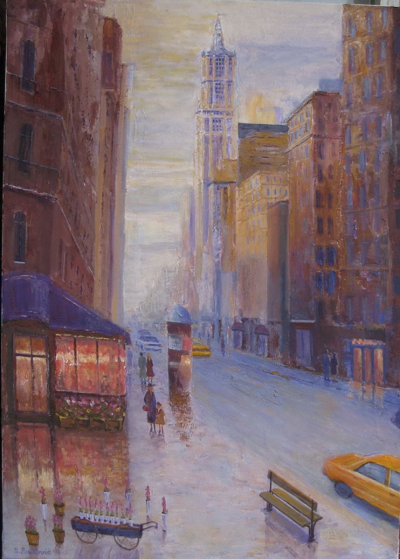 `On Broadway 1930`, Painting Paunović Slobodan
