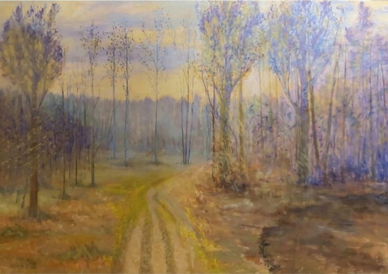 Spring morning, Painting Paunović Slobodan