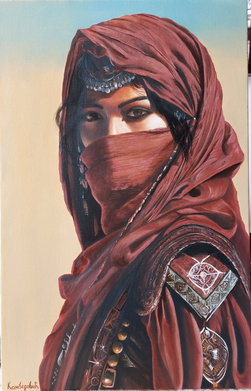 Arabian girl, Painting Kamberović Udait