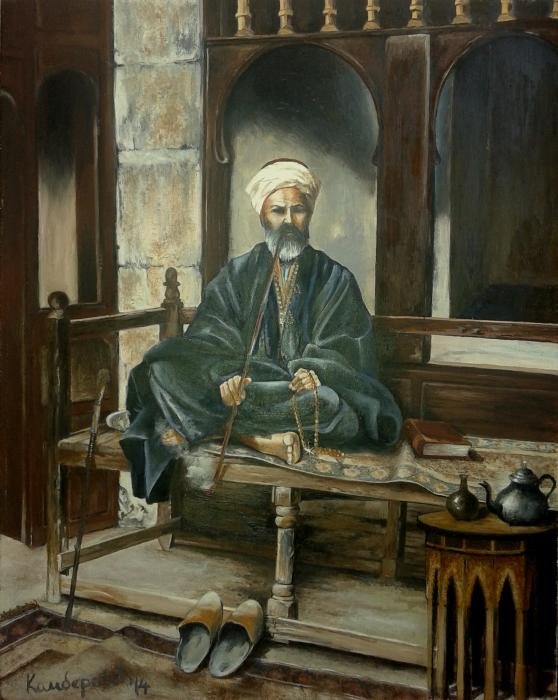 Pušač II, Slika Kamberović Udait