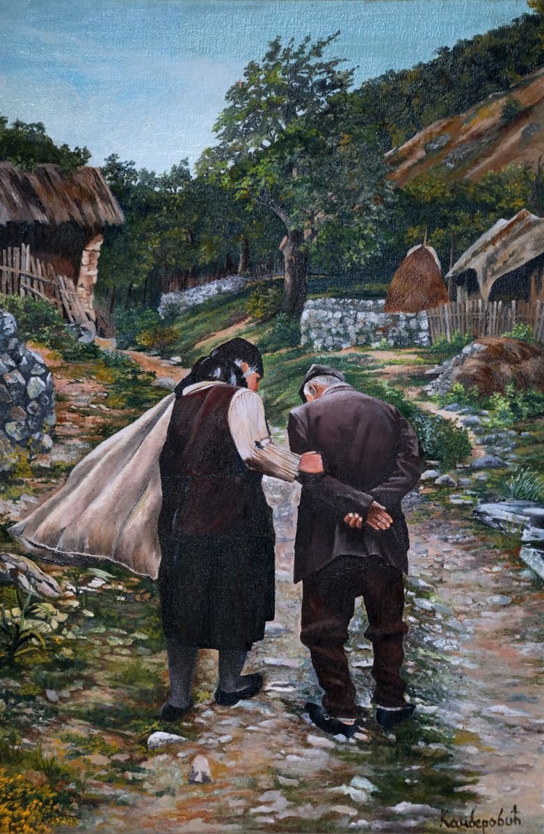 Old Couple, Painting Kamberović Udait
