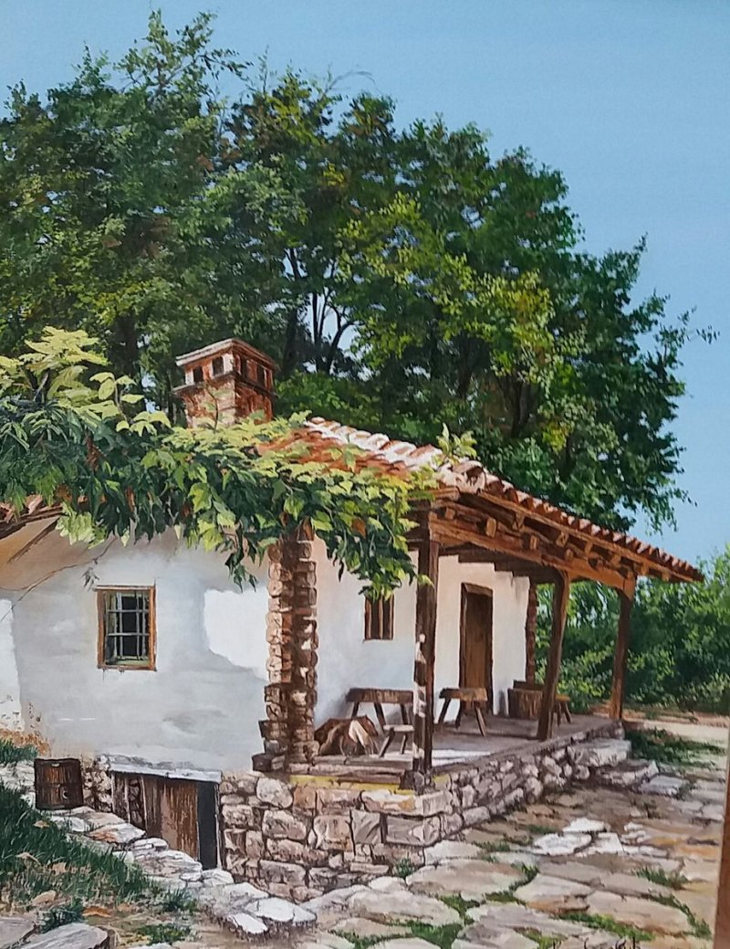 The Old House, Painting Kamberović Udait