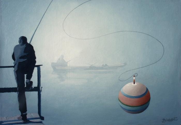 pecanje, Painting Vucekovic Predrag