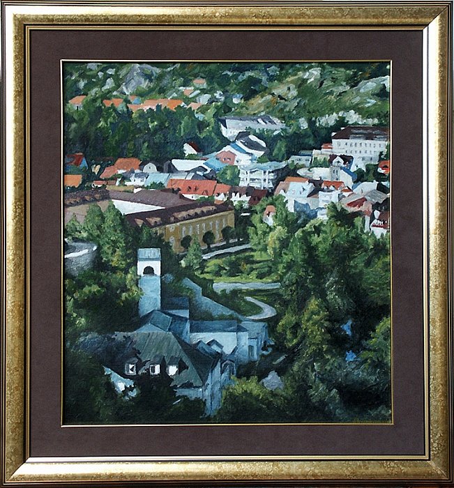Cetinje, s`Orlovog Krsa, Painting Vucekovic Predrag