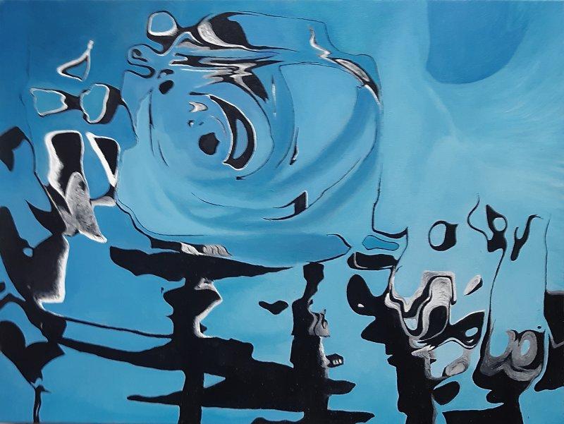 Odsjaji u vodi, Painting Vucekovic Predrag