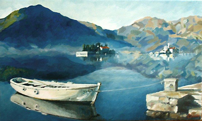 Perast, ostrva, Painting Vucekovic Predrag