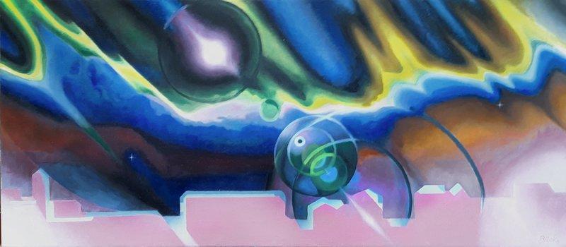Skyfall, Klimatske promene 1, Painting Vucekovic Predrag